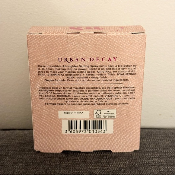 Urban Decay Party Pack All-Nighter Setting Spray Deluxe Trio - Picture 4 of 4